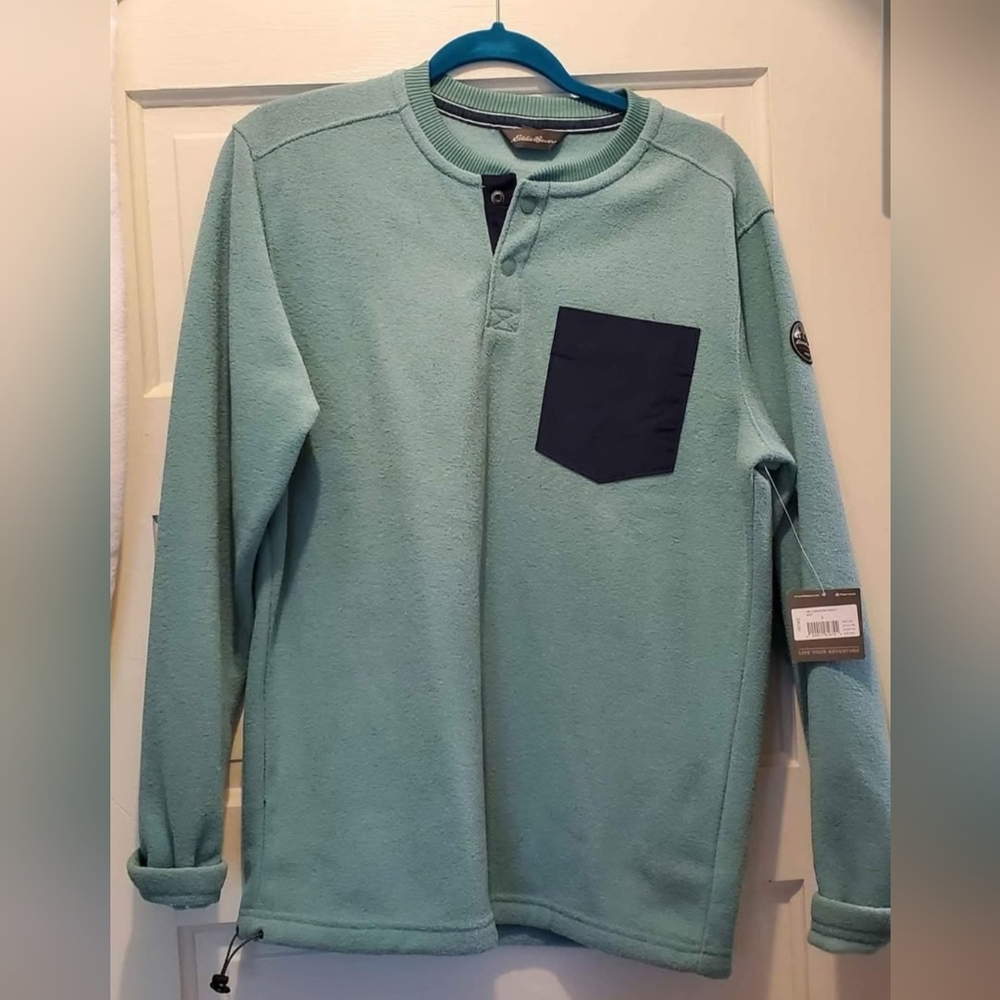 Eddie Bauer Pullover Henley Sweatshirt